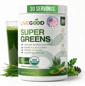 LIVEGOOD Daily Greens Powder Organi...
