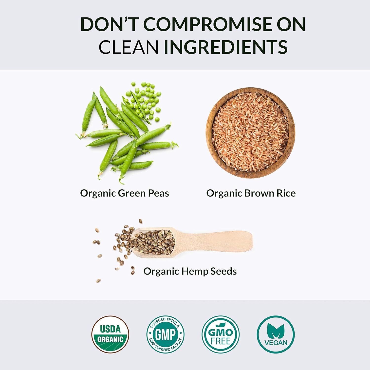 Alaya Naturals Organic Plant Based Protein Powder - Vegan Protein Powder with Pea Protein, Hemp Protein, & Spirulina - Non-GMO, USDA Organic, Vanilla - Image 4