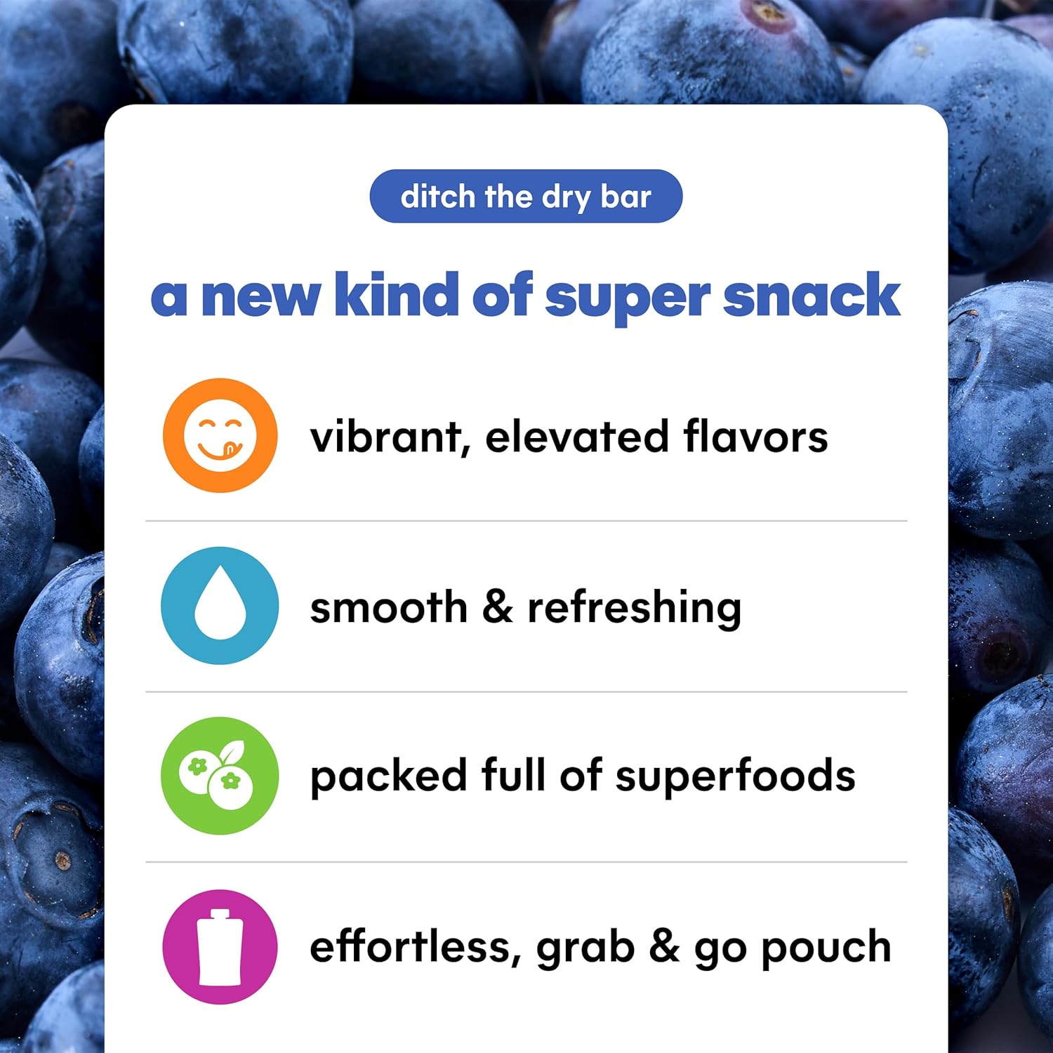 Noka Superfood Smoothie Pouches (Blueberry Beet) 4 Pack, with Plant Protein, Prebiotic Fiber & Flax Seed, Organic, Gluten Free, Vegan, Healthy Fruit Squeeze Snack Pack, 4.22oz Each - Image 3