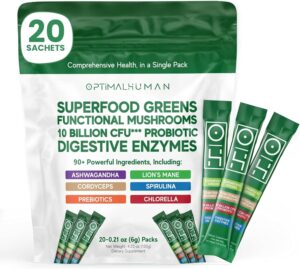 Optimal Human Superfood Greens Powd...