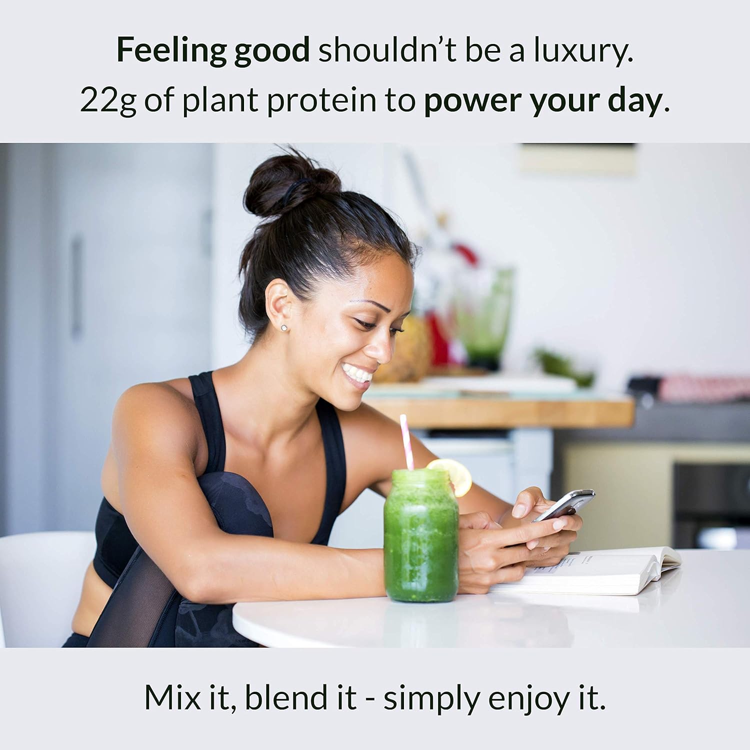 Alaya Naturals Organic Plant Based Protein Powder - Vegan Protein Powder with Pea Protein, Hemp Protein, & Spirulina - Non-GMO, USDA Organic, Vanilla - Image 5