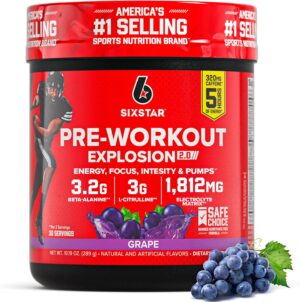 Six Star Pre-Workout Explosion, Gra...