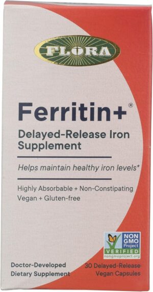 Flora Ferritin+ Delayed-Release Iro...