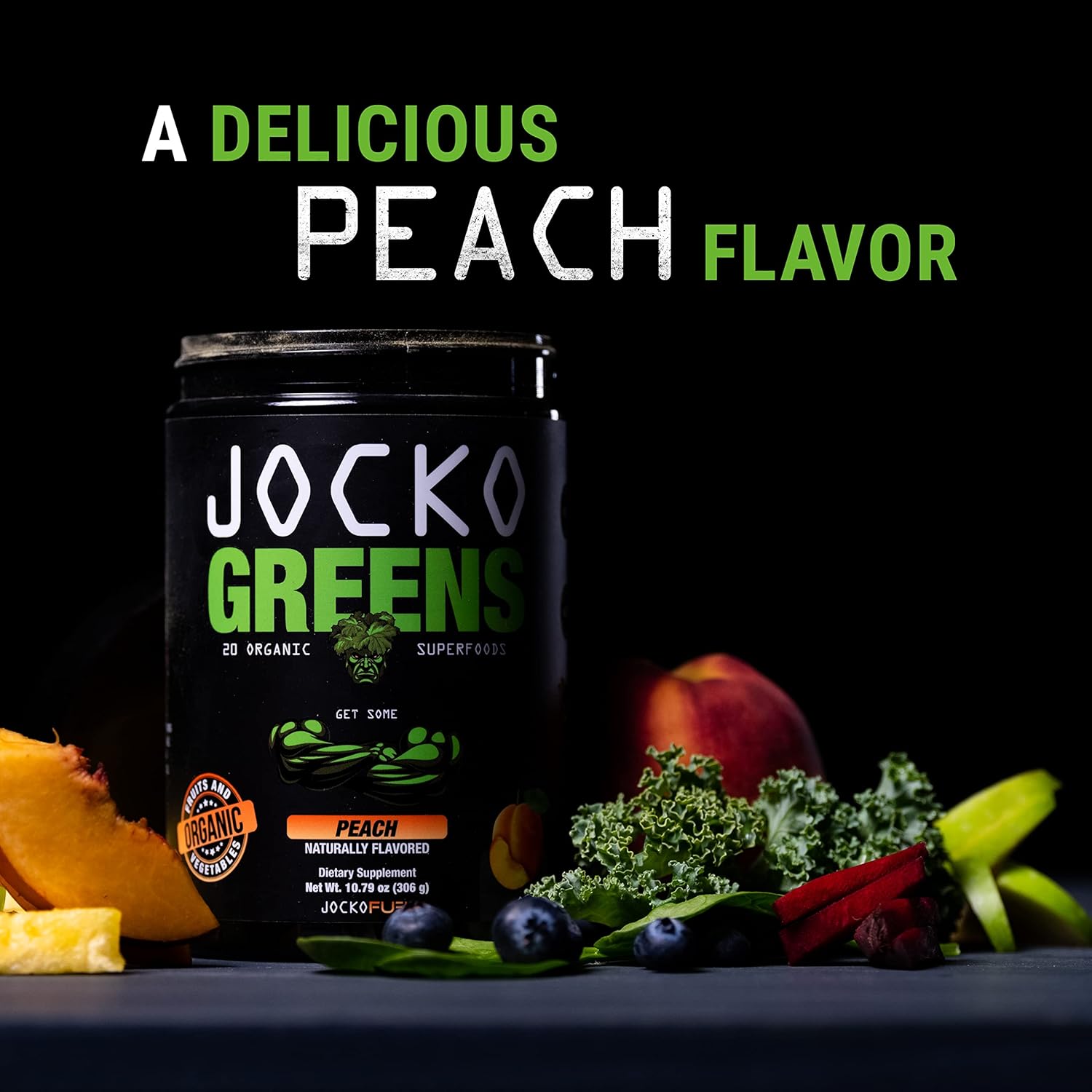 Jocko Fuel Daily Greens Powder - Premium Organic Greens Superfood Powder for Gut Health, Digestion, Bloating, Immune Support with Spirulina, Chlorella, Digestive Enzymes, & Probiotics - 30 Servings - Image 6