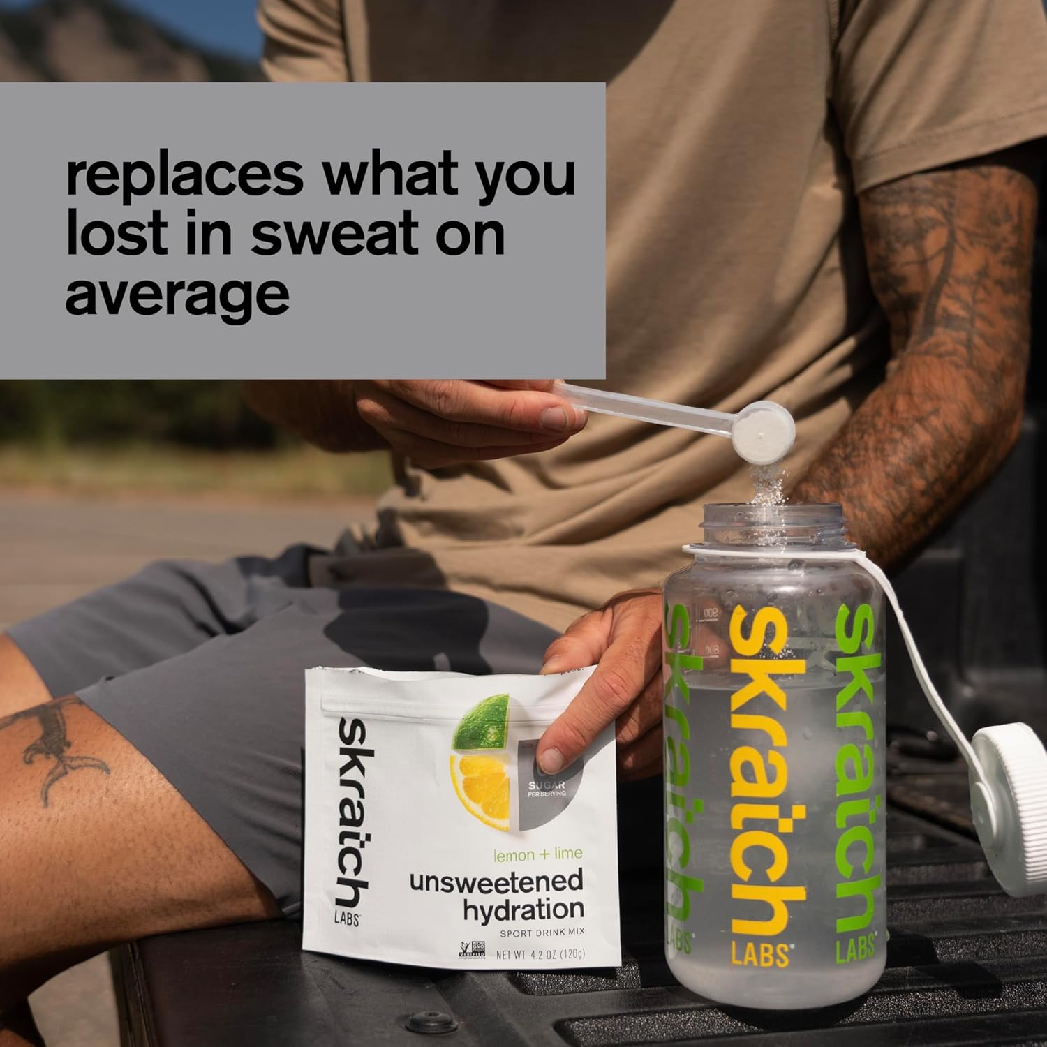 Skratch Labs Unsweetened Hydration Sport Drink Mix | Sugar Free | Electrolytes Booster | Lemon + Lime - 30 Servings | Non-GMO, Vegan, Kosher, Keto, Paleo - Image 4