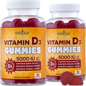 NEW AGE Vitamin D3 5000 IU 125mcg G...