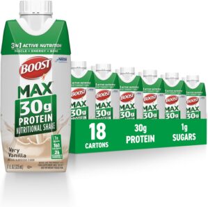 BOOST MAX Protein Shakes Ready to D...