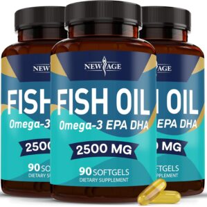 NEW AGE Omega 3 Fish Oil Supplement...