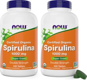 NOW Foods Organic Spirulina 1000mg ...