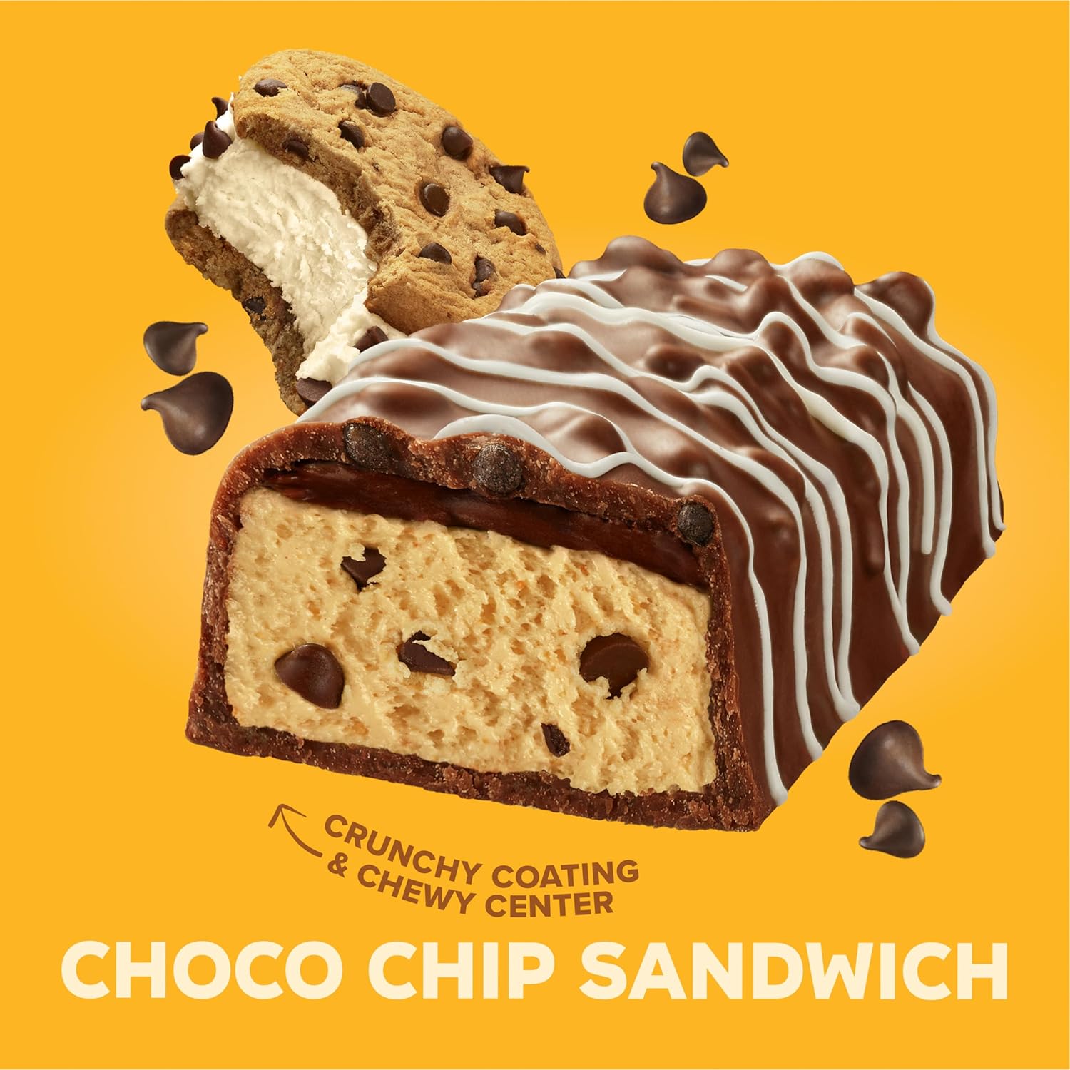 Pure Protein AMMMAZE Choco Chip Sandwich Bars, 20g Protein, 6g Fiber, 5g Net Carbs, No Added Sugar, High Protein Snack, 12 Count – Meal Replacement Bar for On-the-Go - Image 3