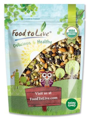 Organic Raw Seeds, Nuts and Raisins...