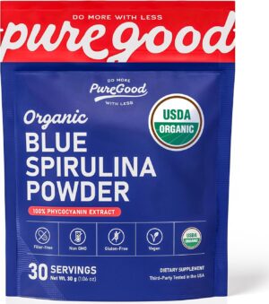Organic Blue Spirulina Powder – T...