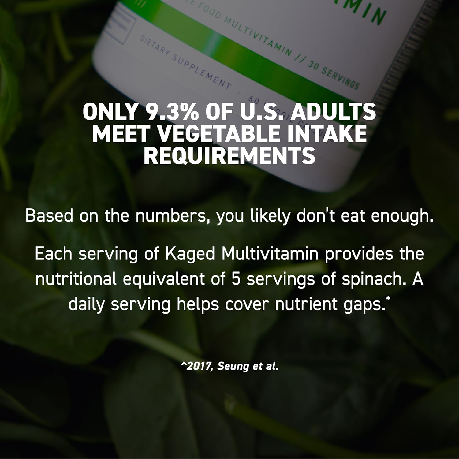 Kaged Multivitamin Capsules | Unflavored | Whole Foods Organic Fruits & Veggies | Plant Based Vegan Multivitamin | Vitamin C, D, E, B12 | Supplements for Men & Women | 30 Servings - Image 4