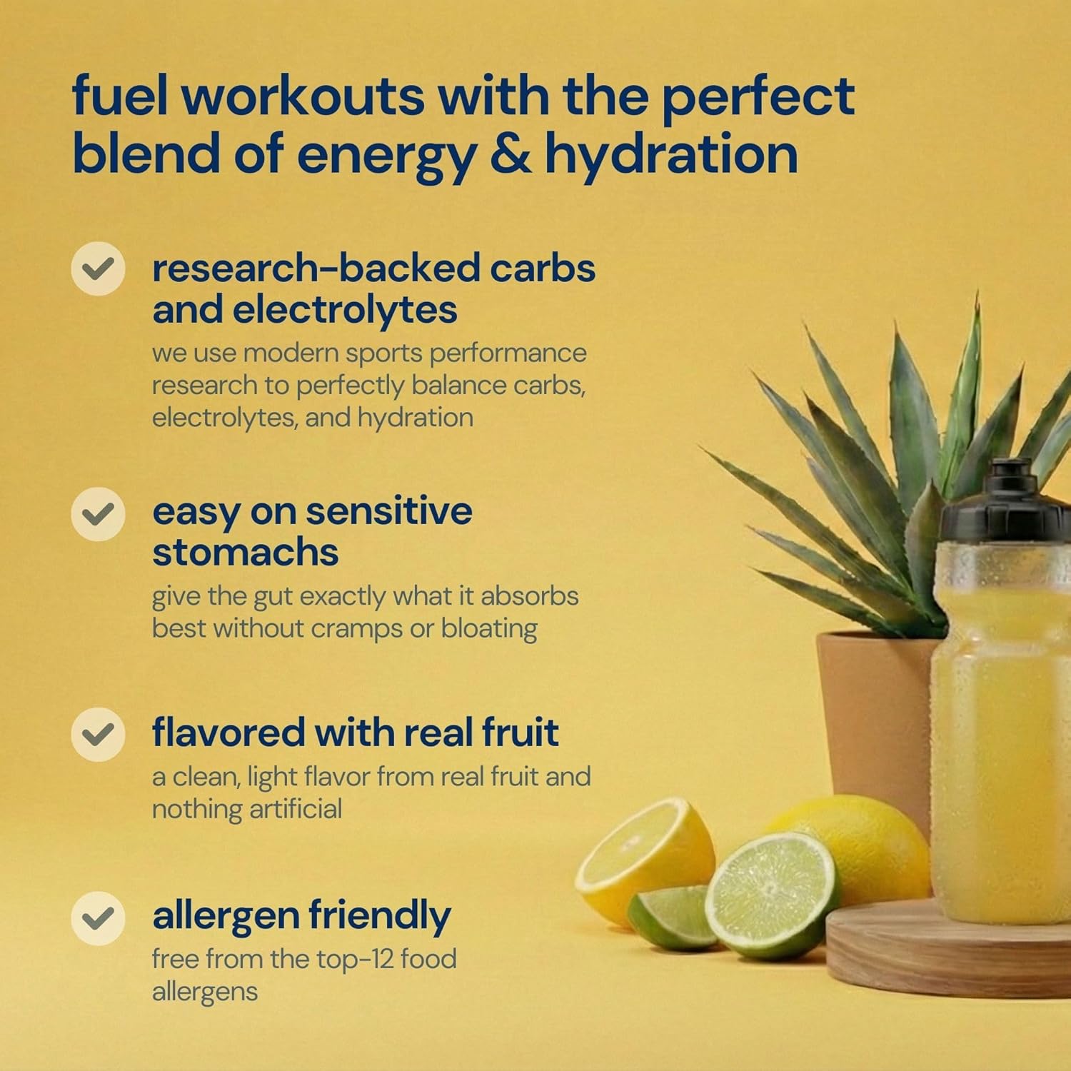Flow Formulas Lemon Lime Endurance Drink Mix, 30 Servings | Top 12 Allergen-Free, Carbohydrate & Electrolyte Sports Fuel Powder for Performance Training, High Carb Hydration, Gluten-Free - Image 2