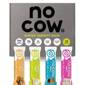 No Cow High Protein Bars, Dipped Va...