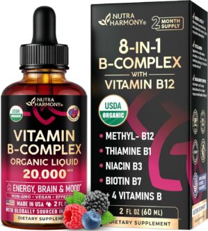 USDA Organic Vitamin B-Complex B5 P...