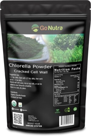 Go Nutra – Chlorella Powder, ...