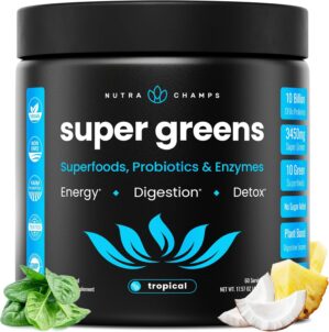NutraChamps Super Greens Powder Pre...