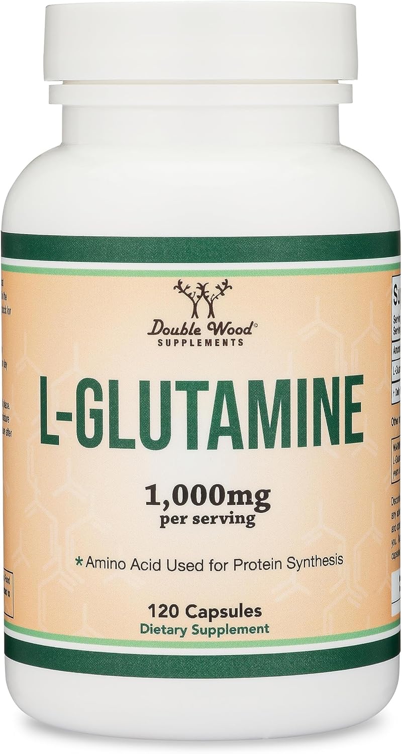 L Glutamine Capsules - (1000mg Servings, 120 Capsules) Non-GMO, Gluten Free, Keto Safe, Vegan Friendly, Third Party Tested (for Endurance and Gut Health) by Double Wood - Image 5