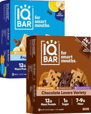 IQBAR Clean Plant Protein Bars R...