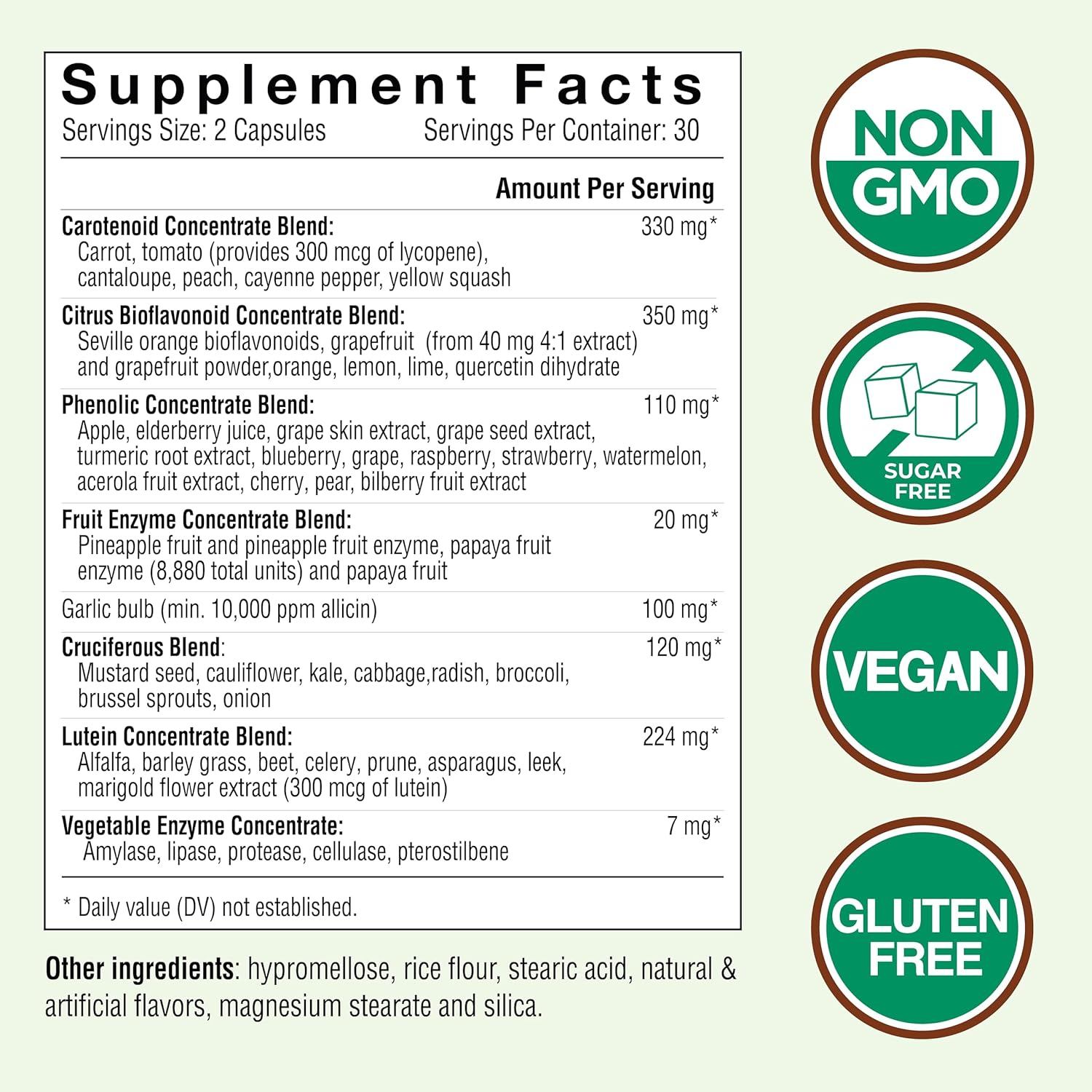 COUNTRY FARMS Super Fruits and Veggies Capsules, Whole Food Supplement, Powerful Antioxidant, Supports Energy, Immune Health, Boosts Digestive Health, 30 Super Foods, 30 Servings - Image 2