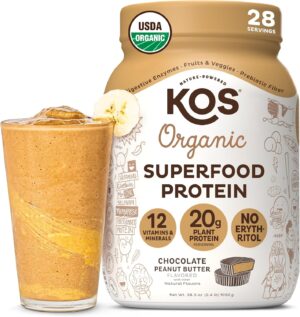 KOS Organic Plant Based Protein Pow...