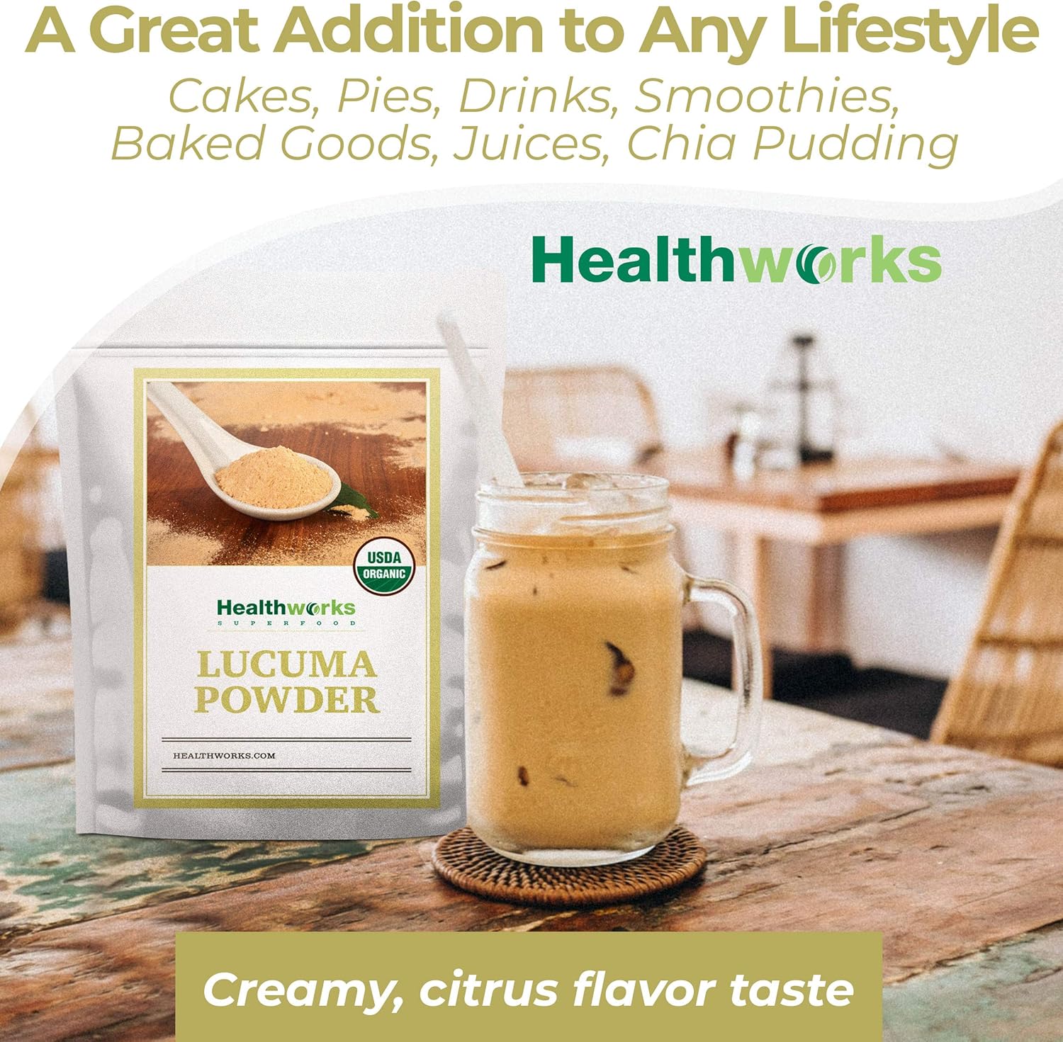 Healthworks Superfoods Lucuma Powder Organic - 16 Oz / 1 Lb - Raw, All-Natural & Certified Organic - Keto, Vegan & Non-GMO - Peruvian Origin - Antioxidant Superfood - Image 4