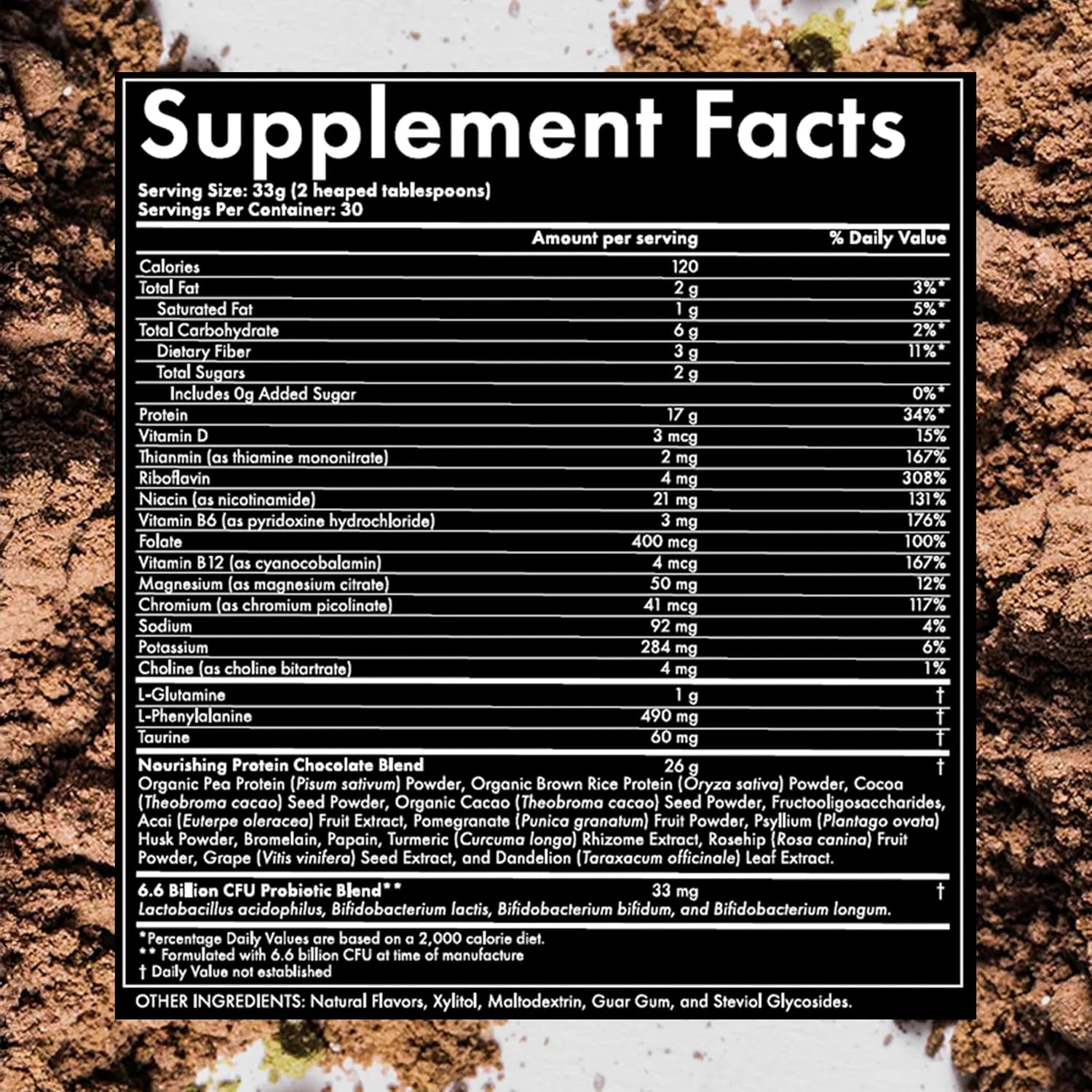 WelleCo Plant-Based Chocolate Protein Powder, Organic Brown Rice & Pea Blend, 16g Protein per Serving, Dairy-Free Supplement for Energy, Recovery & Daily Nutrition, 35.2 oz - Image 3