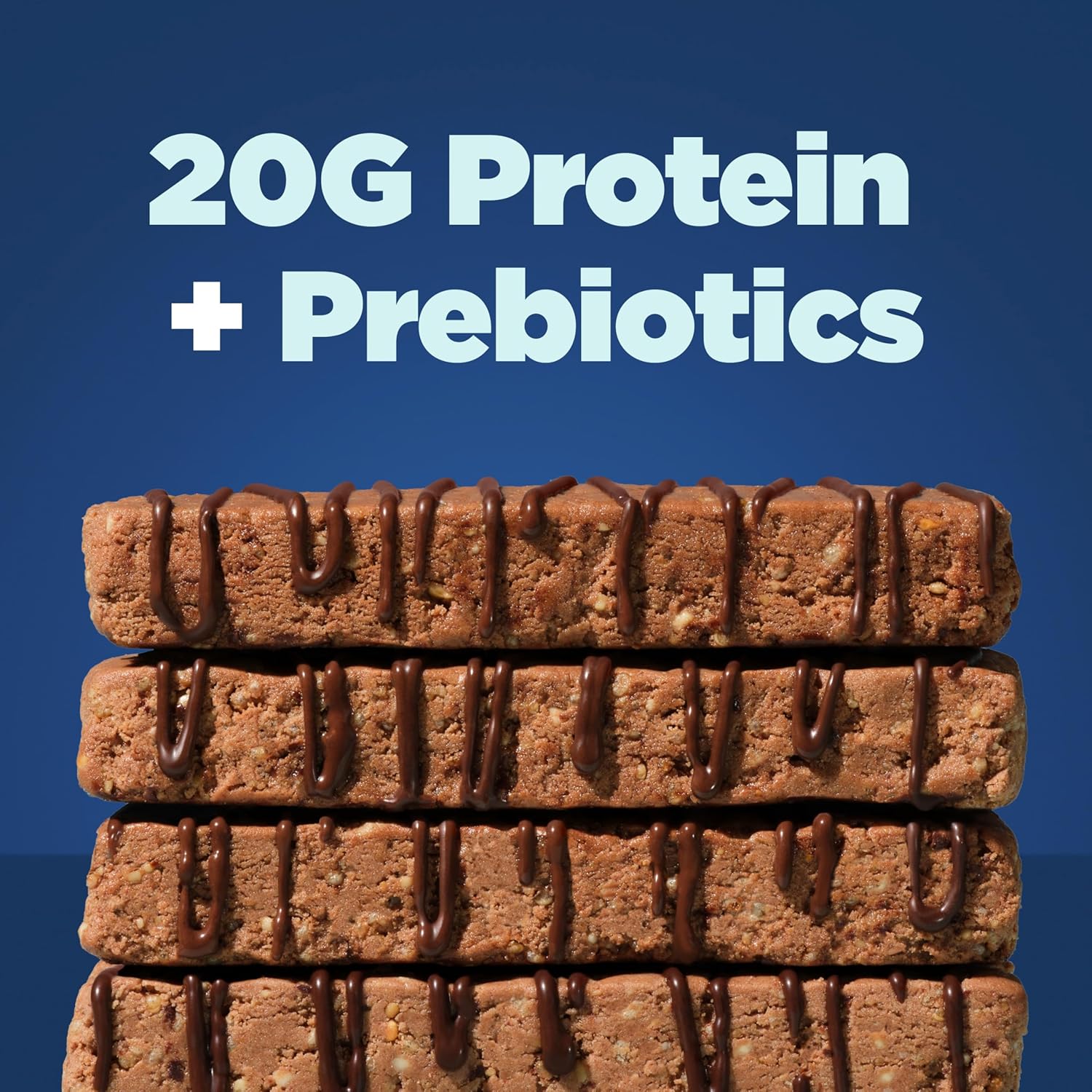 Perfect Bar Protein + Prebiotics Chocolate Peanut Butter Protein Bar, 20g Protein, Grass-Fed Whey, 6g Fiber With 3g Prebiotics, Gluten-Free, Non-GMO, 2.4 Ounce Bar, 7 Count - Image 3