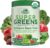 Country Farms Super Greens Natural Flavor, 50 Organic Super Foods, USDA Organic Drink Mix, Fruits, Vegetables, Super Greens, Mushrooms & Probiotics, Supports Energy, 20 Servings, 10.6 Oz