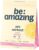 BE AMAZING Caffeine Free Pre Workout Powder, Vegan Supplement with Ashwagandha & Adaptogens for Night Workouts, Sugar Free Drink Mix for Men & Women, Gluten Free, Pink Lemonade, 30 Servings