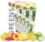 Clean Simple Eats Greens Variety 10 Pack, Greens Powder Mix, Packed with Superfoods Chlorella & Spirulina, Includes 5 Delicious Flavors: Peachy, Green Apple, Raspberry Lemonade, Sweet Lemon & Tropical