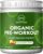 MRM Nutrition Organic Pre-Workout Powder | Island Fusion Flavored | Superfoods + 150mg Natural Caffeine + adaptogens | Clean Energy + Focus| Healthy Blood Flow | Vegan + Non-GMO | 20 Servings