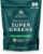 Ancient Nutrition Super Greens Powder, Organic Superfood Powder with Probiotics Made with Spirulina, Chlorella, Matcha, and Digestive Enzymes, 50 Servings, 14.1 oz
