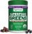 Feel Great Organic Superfood Greens Powder – Cocoa Chocolate | Fruit & Vegetable Supplement | Over 20 Greens, Fruits & Veggies, Fiber, Probiotics & Digestive Enzymes | 30 Servings