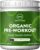 MRM Nutrition Organic Pre-Workout Powder | Black Cherry Flavored | Superfoods + 150mg Natural Caffeine + adaptogens | Clean Energy + Focus| Healthy Blood Flow | Vegan + Non-GMO | 20 Servings