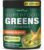 Total Tea Super Greens Powder Supplement, Greens, Fruits, Vegetables, Vegan Drink with Spirulina, Chlorella and Vitamins 21 Servings – Mango