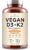AMANDEAN Vitamin D3 K2. Vegan & Plant-Based 5000iu VIT D from Algae. All-Trans MK-7 K2Vital. 120 Softgels. Carrageenan Free. Organic Coconut Oil Blend. for Mood, Bones, Heart, Immune Health.
