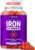 LifeCentricHealth Iron Gummies | Biotin Zinc Vitamin B Folic Acid Gummies | Vegan Gluten Free for Women & Men