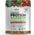 PlantVital Vegan Protein Powder Plant Based, Organic Protein Powder Chocolate, 24g/0g sugar, 12 Superfoods, Veggies, Probiotics, Raw Cocoa, Kale, Beets, Spirulina, Pea, Gluten-Free, Keto-Friendly,16oz