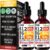 (2 Pack) Vitamin B12 and B6 Liquid Drops, B12 Sublingual Vitamin B Complex – B 12 Vitamin 5000mcg – B12 Methylcobalamin for Energy, Brain, and Heart Support with 27,200 mcg, Raspberry, 80 Servings