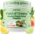 Field of Greens Superfood Powder with Organic Spirulina, Chlorella, Beet Root Powder – Bacillus Coagulans Probiotic, A Plant-Based Mix Supporting Gut Health, Immunity, Bloom into Health, 28 Scoops (1)