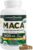 Mother Nature Organic Maca Root Capsules – 1600mg, 120 Vegan Capsules – Non GMO Peruvian Yellow, Red & Black Maca for Men & Women – Energy, Hormone, Brain & Weight Well-Being
