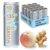 Vuum Sparkling Clear Protein Drink – 10g Plant Protein & Natural Caffeine with L-Theanine, Amino Acids for Focused Energy – Sugar Free, All Natural, Non-GMO 12 fl oz (12-Pack), White Peach Ginger