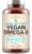 AMANDEAN Vegan Omega 3 Supplement. Premium Fish Oil Alternative. Algae DHA & EPA. Carrageenan Free Softgels. Algal Essential Fatty Acids. Plant Based Heart, Brain, Eye, Skin, Immune Support. (120ct)