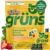 Gruns Multivitamin for Kids, Sugar-Free, Super Greens Superfood Gummy Bears with 20 Vitamins & Minerals, Alfalfa, Spirulina, Chlorella, Prebiotics Fiber for Digestive Health, Adaptogens, 28 ct