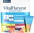 VitalHarvest 36 Sticks Electrolytes Powder Packets 6 Flavors Sugar Free Hydration Packets Electrolyte Liquid Daily IV Drink Mix with Lemon Lime, Watermelon, Orange, Raspberry, White Peach, Blueberry