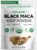 Black Maca Root Powder – Organic Peruvian Maca for Men – Strength, Endurance & Performance Support – Raw, Non-GMO, USDA Certified – 16oz Bulk Supply