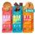 B.T.R. Nation Superfood Keto Protein Bars – Plant Based Vegan Protein | (6 Pack) Variety Pack Sampler | Low Carb Food, Low Calorie, Gluten Free, No Sugar Alcohols, Boosted with Superfoods