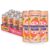 wildwonder Sparkling Probiotic Drink 12pk, For Gut Health & Immune Support, Strawberry Passion, 5g Prebiotic Fiber, Live Probiotics, Organic, Vegan, Low Sugar, 12 Pack, 12oz Can, As Seen on Shark Tank